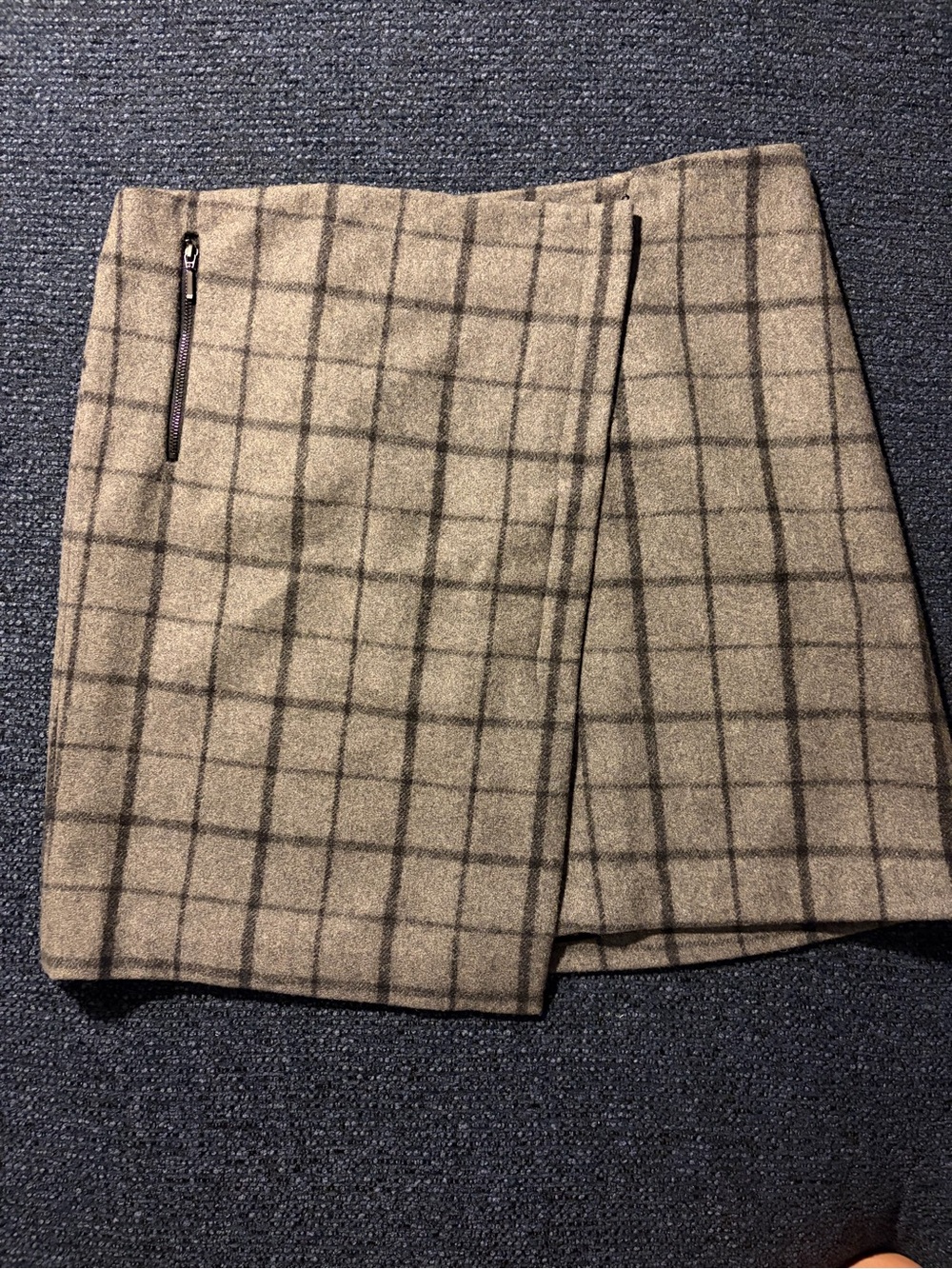 Lila Rose Plaid Wrap Mini Skirt